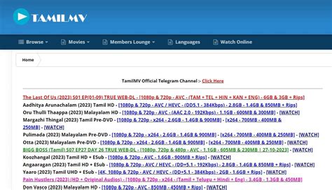 TamilMV Proxy List 